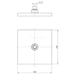 Balance Regendouche | Chroom 20 Cm Regendouche -Badkamer Verkoop balance regendouche chroom 20 cm regendouche f5400c 2