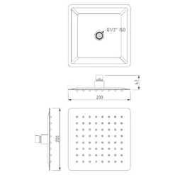 Balance Regendouche Opbouw | Chroom 20 Cm Regendouche 14 Balance Regendouche Opbouw | Chroom 20 Cm Regendouche -Badkamer Verkoop balance regendouche opbouw chroom 20 cm regendouche dsc 0304 00004 5