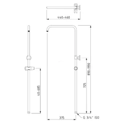Balance Regendouche Opbouw | Chroom 25 Cm Regendouche Thermostatisch -Badkamer Verkoop balance regendouche opbouw chroom 25 cm regendouche thermostatisch dsc 0304 10001 7