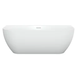 Basento Halfvrijstaand Bad | 170x80cm Solid Surface Mat Wit -Badkamer Verkoop basento halfvrijstaand bad 170x80cm solid surface mat wit vsb21 mn 2