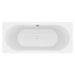 Capri Ligbad | 180x80cm Acryl Glans Wit Slim Edge Design