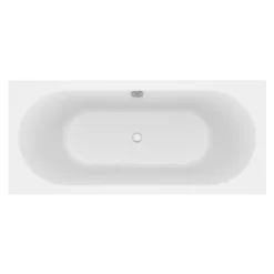 Capri Ligbad | 200x90cm Acryl Glans Wit, Extra Diep