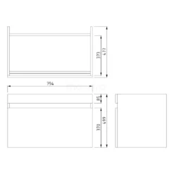 Curve Badkamermeubel Met Wastafel | 80 Cm Donkerbruin Essen Front Mineraalmarmer 1 Lade -Badkamer Verkoop curve badkamermeubel met wastafel 80 cm donkerbruin essen front mineraalmarmer 1 lade f01 080012801 2