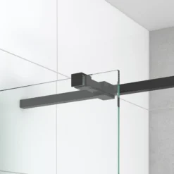 Diamond Douchecabine | 100x90 Cm Mat Zwart Helder Glas Draaideur Rechthoek -Badkamer Verkoop diamond douchecabine 100x90 cm mat zwart helder glas draaideur rechthoek cdb223610310mb 5