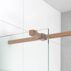 Diamond Douchecabine | 110x110 Cm Koper Helder Glas Draaideur Vierkant -Badkamer Verkoop diamond douchecabine 110x110 cm koper helder glas draaideur vierkant cdb226511310kp 5