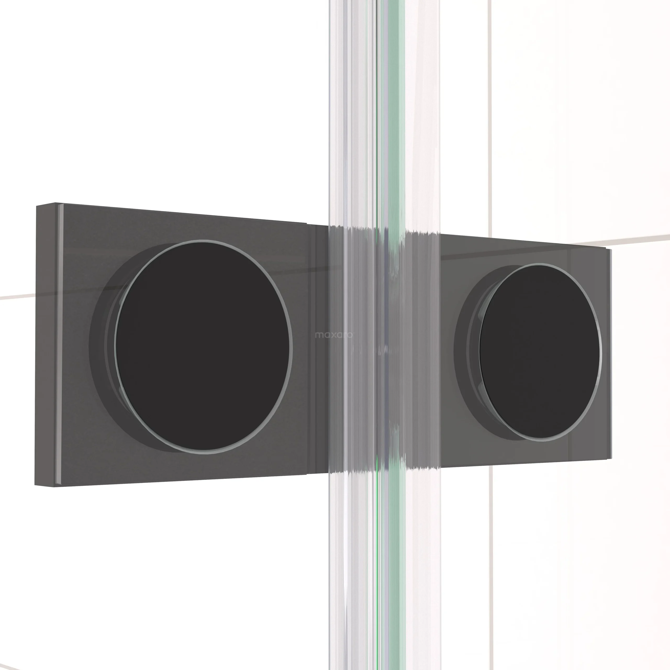 Diamond Douchecabine | 110x70 Cm Mat Zwart Helder Glas Draaideur Rechthoek 4 Diamond Douchecabine | 110x70 Cm Mat Zwart Helder Glas Draaideur Rechthoek - Afbeelding 4