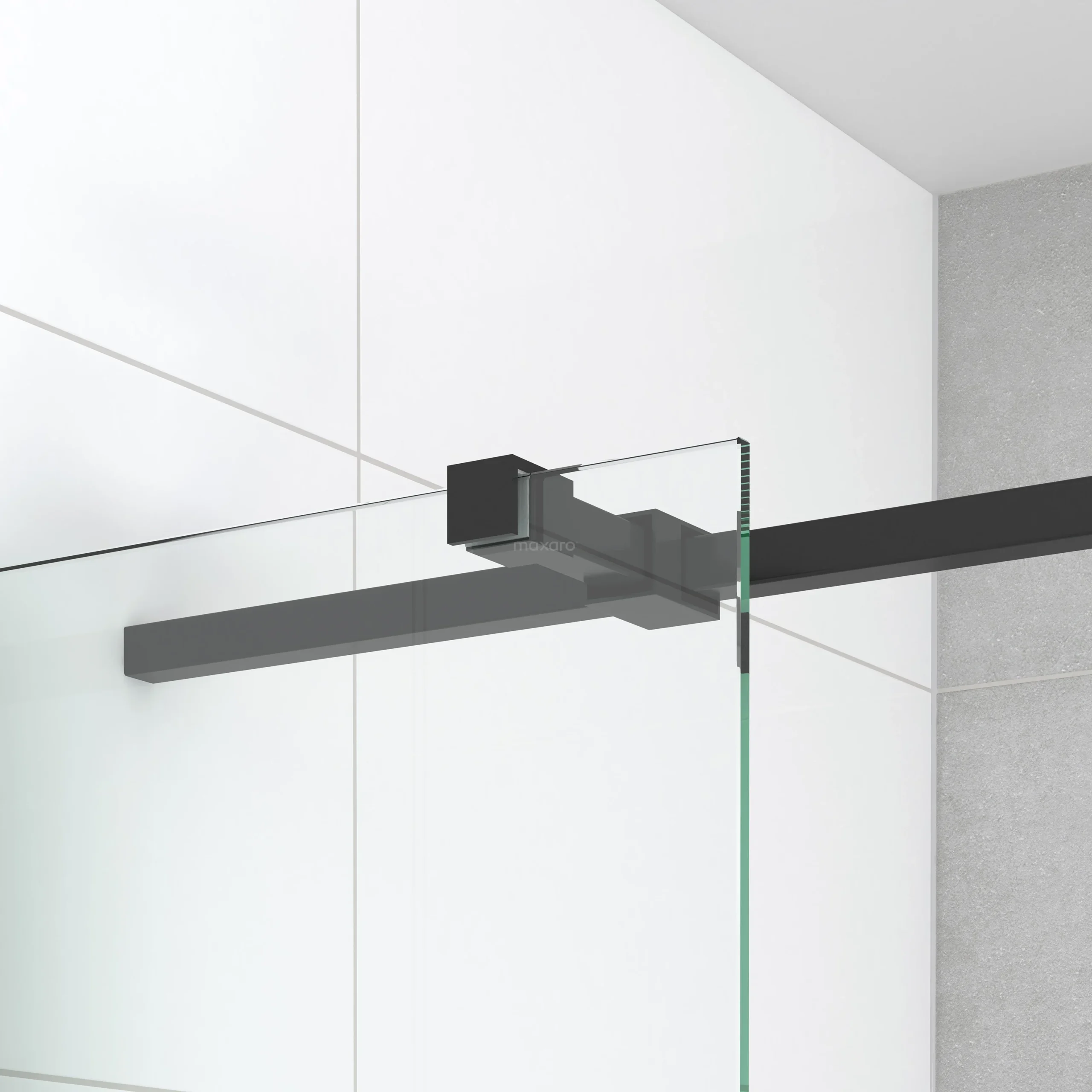 Diamond Douchecabine | 110x70 Cm Mat Zwart Helder Glas Draaideur Rechthoek 6 Diamond Douchecabine | 110x70 Cm Mat Zwart Helder Glas Draaideur Rechthoek - Afbeelding 6