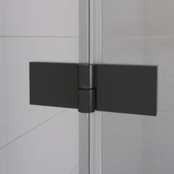 Diamond Douchecabine | 110x80 Cm Mat Zwart Rookglas Draaideur Rechthoek -Badkamer Verkoop diamond douchecabine 110x80 cm mat zwart rookglas draaideur rechthoek cdb216508321mb 2