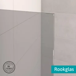 Diamond Douchedeur | 100 Cm Mat Zwart Rookglas Draaideur -Badkamer Verkoop diamond douchedeur 100 cm mat zwart rookglas draaideur ddb21462211mb 6