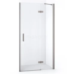 Diamond Douchedeur | 100 Cm Rvs Helder Glas Draaideur