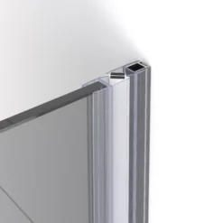 Diamond Douchedeur | 110 Cm Mat Zwart Rookglas Draaideur -Badkamer Verkoop diamond douchedeur 110 cm mat zwart rookglas draaideur ddb21651111mb 6