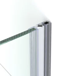 Diamond Douchedeur | 80 Cm Mat Zwart Helder Met Matte Strook Draaideur -Badkamer Verkoop diamond douchedeur 80 cm mat zwart helder met matte strook draaideur ddb21351113mb 6