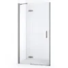 Diamond Douchedeur | 90 Cm Rvs Helder Glas Draaideur