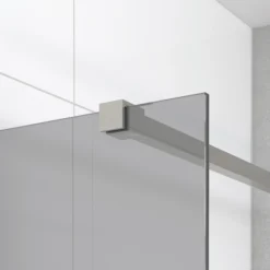 Diamond Douchedeur | 90 Cm Rvs Rookglas Draaideur -Badkamer Verkoop diamond douchedeur 90 cm rvs rookglas draaideur ddb22361311br 4