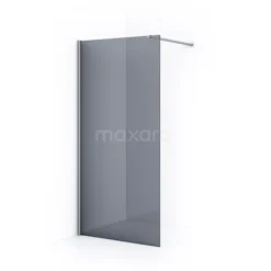 Diamond Inloopdouche | 100 Cm Chroom Rookglas Vaste Wand