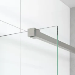 Diamond Inloopdouche | 110 Cm Rvs Helder Met Matte Strook Vaste Wand -Badkamer Verkoop diamond inloopdouche 110 cm rvs helder met matte strook vaste wand ida11113br 2