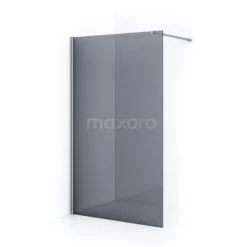 Diamond Inloopdouche | 120 Cm Chroom Rookglas Vaste Wand