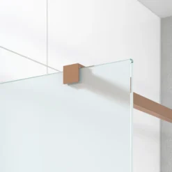 Diamond Inloopdouche | 140 Cm Koper Matglas Vaste Wand -Badkamer Verkoop diamond inloopdouche 140 cm koper matglas vaste wand ida14117kp 2