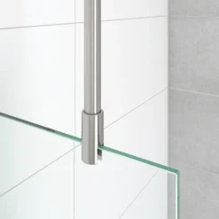 Diamond Inloopdouche | 40 Cm Rvs Helder Glas Vaste Wand -Badkamer Verkoop diamond inloopdouche 40 cm rvs helder glas vaste wand ida04710br 2