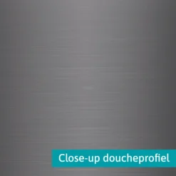 Diamond Inloopdouche | 90 Cm Zwart Metaal Helder Met Matte Strepen Vaste Wand -Badkamer Verkoop diamond inloopdouche 90 cm zwart metaal helder met matte strepen vaste wand ida09116zm 6