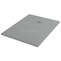 Douchebak 120x80cm Rechthoek Mineraalmarmer Grijs