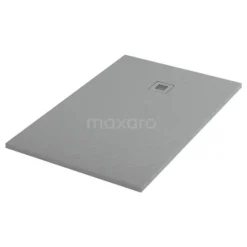 Douchebak 140x80cm Rechthoek Mineraalmarmer Grijs