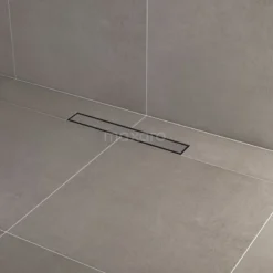 Douchegoot Met Flensrand 50cm Tegel- En Plaatrooster Zwart -Badkamer Verkoop douchegoot met flensrand 50cm tegel en plaatrooster zwart dfg02 0500mb 2