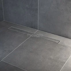 Douchegoot Met Flensrand 80cm Tegel- En Plaatrooster Rvs -Badkamer Verkoop douchegoot met flensrand 80cm tegel en plaatrooster rvs dfg02 0800 2