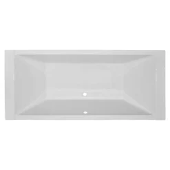 Elba Ligbad | 200x90cm Acryl Mat Wit Slim Edge Design