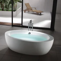 Esino Vrijstaand Bad | 180x95cm Acryl Glans Wit 11 Esino Vrijstaand Bad | 180x95cm Acryl Glans Wit -Badkamer Verkoop esino vrijstaand bad 180x95cm acryl glans wit vsa38 3