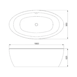 Esino Vrijstaand Bad | 180x95cm Acryl Glans Wit 15 Esino Vrijstaand Bad | 180x95cm Acryl Glans Wit -Badkamer Verkoop esino vrijstaand bad 180x95cm acryl glans wit vsa38 7