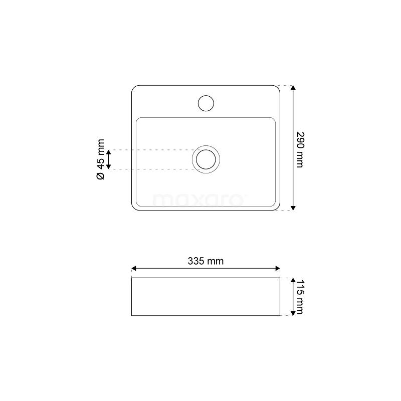 Fonteintje WC Clasico Keramiek Wit Met Kraangat 3 Fonteintje WC Clasico Keramiek Wit Met Kraangat - Afbeelding 3