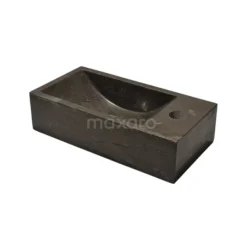 Fonteintje WC Novanta Natuursteen Blue Stone Kraangat Rechts