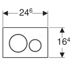 Geberit Bedieningspaneel Toilet | Sigma 20 Zwart Glans -Badkamer Verkoop geberit bedieningspaneel toilet sigma 20 zwart glans 911013550 2