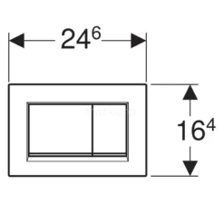 Geberit Bedieningspaneel Toilet | Sigma 30 Zwart Mat -Badkamer Verkoop geberit bedieningspaneel toilet sigma 30 zwart mat 911013789 2