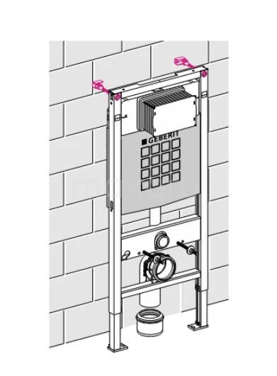 Geberit Duofix Muurbevestiging 2 Geberit Duofix Muurbevestiging - Afbeelding 2