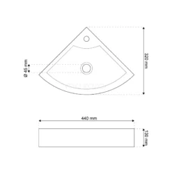 Hoekfontein WC Clasico Keramiek Wit Kraangat Met Kraangat Met Overloop -Badkamer Verkoop hoekfontein wc clasico keramiek wit kraangat met kraangat met overloop k110 1020 2