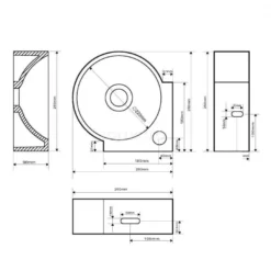 Hoekfontein WC Mintra Mineraalmarmer Glanzend Wit -Badkamer Verkoop hoekfontein wc mintra mineraalmarmer glanzend wit m110 1020 2