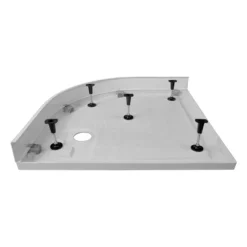 Hoge Douchebak 80x80cm Kwartrond Acryl Hoogglans Wit -Badkamer Verkoop hoge douchebak 80x80cm kwartrond acryl hoogglans wit dbaq0808 h 4