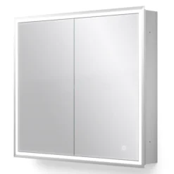 Inbouw Spiegelkast Met Verlichting Trento 80x70cm Spiegelverwarming En Stopcontact