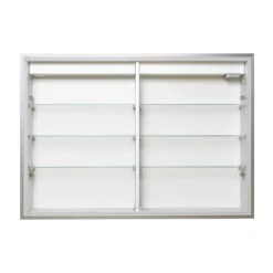 Inbouw Spiegelkast Met Verlichting Trento 80x70cm Spiegelverwarming En Stopcontact -Badkamer Verkoop inbouw spiegelkast met verlichting trento 80x70cm spiegelverwarming en stopcontact k40 0800 55504 3