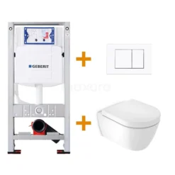 Inbouwtoiletset 300.0383 Verkort + Geberit Sigma UP320