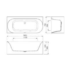 Isonzo Hoekbad | 165x75cm Acryl Glans Wit Links -Badkamer Verkoop isonzo hoekbad 165x75cm acryl glans wit links vsa76l 7