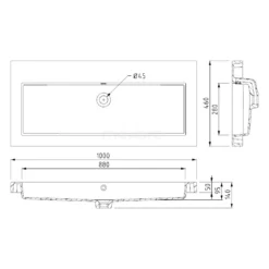 Modulo Badkamermeubel Met Wastafel | 100 Cm Mat Wit Lamel Front Mineraalmarmer 1 Lade -Badkamer Verkoop modulo badkamermeubel met wastafel 100 cm mat wit lamel front mineraalmarmer 1 lade bmw11 00263 5