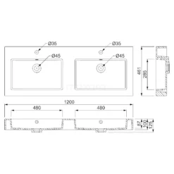 Modulo Badkamermeubel Met Wastafel | 120 Cm Hoogglans Wit Greeploos Front Mineraalmarmer Laag Zwevend -Badkamer Verkoop modulo badkamermeubel met wastafel 120 cm hoogglans wit greeploos front mineraalmarmer laag zwevend bmw32 00014 3