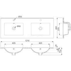 Modulo Badkamermeubel Met Wastafel | 120 Cm Mat Zwart Greeploos Front Keramiek 4 Lades -Badkamer Verkoop modulo badkamermeubel met wastafel 120 cm mat zwart greeploos front keramiek 4 lades bmw18 00027 5