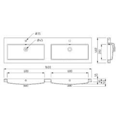 Modulo Badkamermeubel Met Wastafel | 160 Cm Donkergrijs Vlak Front Mineraalmarmer 4 Lades -Badkamer Verkoop modulo badkamermeubel met wastafel 160 cm donkergrijs vlak front mineraalmarmer 4 lades bmw18 00645 5
