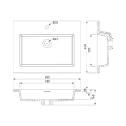 Modulo Badkamermeubel Met Wastafel | 60 Cm Donkergrijs Beton Vlak Front Solid Surface 2 Lades Onder Elkaar -Badkamer Verkoop modulo badkamermeubel met wastafel 60 cm donkergrijs beton vlak front solid surface 2 lades onder elkaar bmw17 02731 5