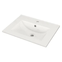 Modulo Badkamermeubel Met Wastafel | 60 Cm Lichtgrijs Beton Vlak Front Keramiek 2 Lades Onder Elkaar -Badkamer Verkoop modulo badkamermeubel met wastafel 60 cm lichtgrijs beton vlak front keramiek 2 lades onder elkaar bmw17 00212 2