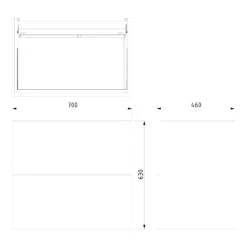 Modulo Badkamermeubel Met Wastafel | 70 Cm Eiken Vlak Front Mineraalmarmer 2 Lades Onder Elkaar -Badkamer Verkoop modulo badkamermeubel met wastafel 70 cm eiken vlak front mineraalmarmer 2 lades onder elkaar bmw17 01937 6